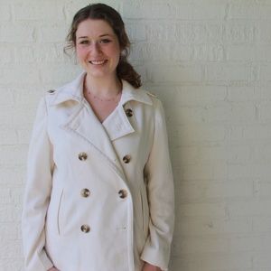 Cream Peacoat